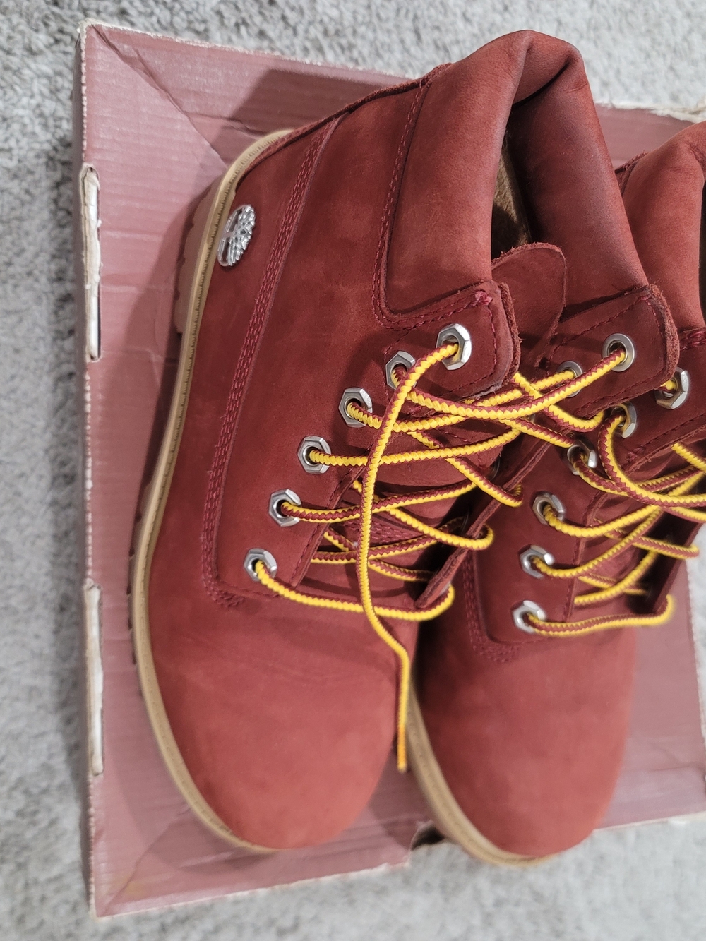 Timberland Rust Red Nubuck Boots LIMITED EDITION